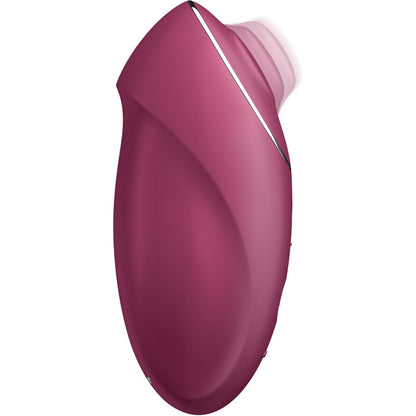 Stimulator klitorisa Satisfyer Tap and Climax 1, rdeča