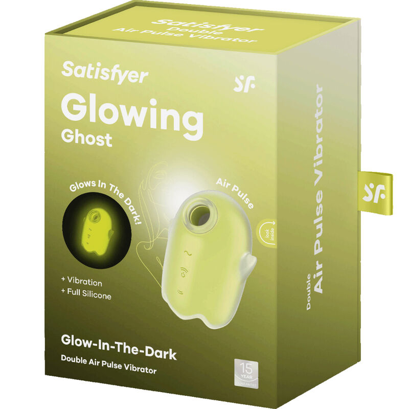 Stimulator klitorisa Satisfyer - Glowing Ghost, rumena
