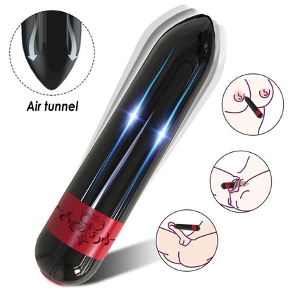 Bullet vibrator z daljincem ARMONY - Rocket, črna