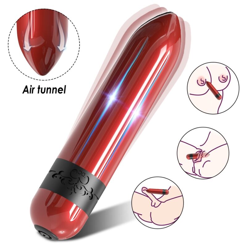 Bullet vibrator z daljincem ARMONY - Rocket, fuksija