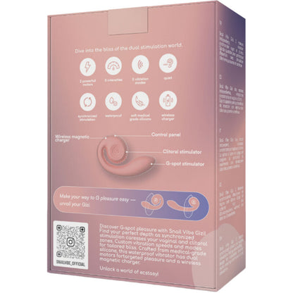 POLŽ VIBE - GIZI DVOJNI STIMULATOR ROZA