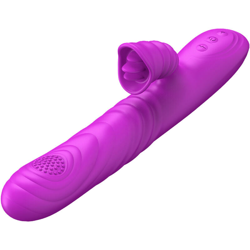 ARMONY - ANGELIA VEČNAMENSKI VIBRATOR S STIMULATIVNIM VIJOLIČNIM TOPLOTNIM UČINKOM NA JEZIKU