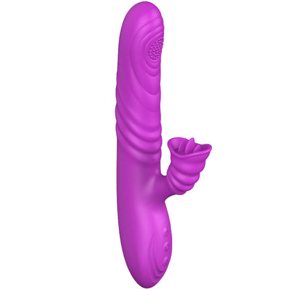 ARMONY - ANGELIA VEČNAMENSKI VIBRATOR S STIMULATIVNIM VIJOLIČNIM TOPLOTNIM UČINKOM NA JEZIKU