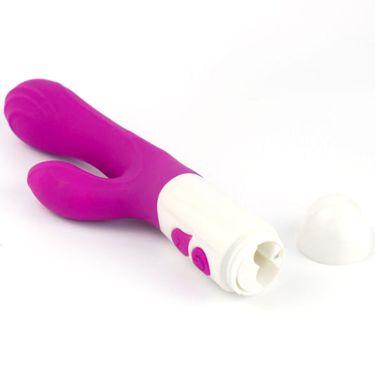ARMONY - SREČEN VIBRATOR IN VIJOLIČNI STIMULATOR