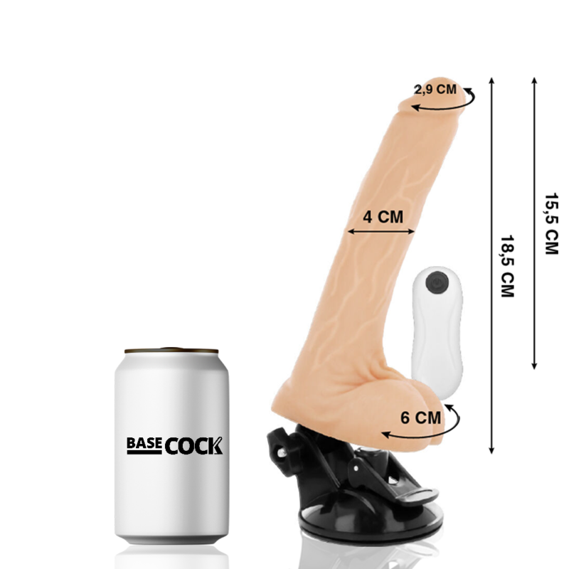 BASEK - REALISTIČNO GIBLJIVO MESO NA DALJINSKI UPRAVLJALNIK 18,5 CM -O- 4 CM