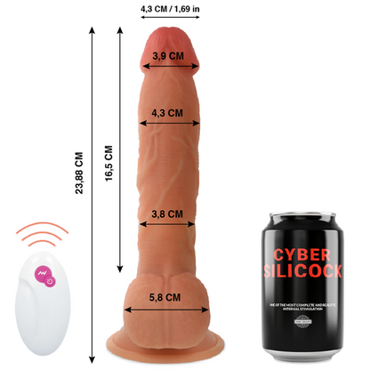 CYBER SILICOCK - DALJINSKI UPRAVLJALNIK REALISTIČNI MOJSTER BEN 23,88 CM -O- 4,3 CM