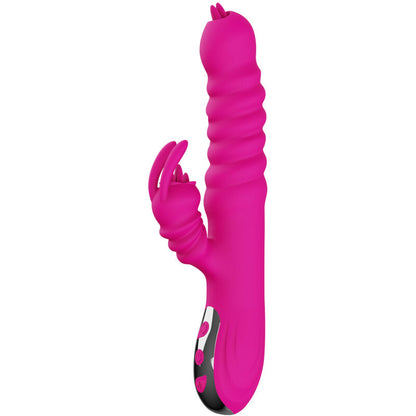 ARMONY - ZAJČEK DVOJNI JEZIK MULTIFUNKCIJSKI VIBRATOR FUKSIJA TOPLOTNI UČINEK