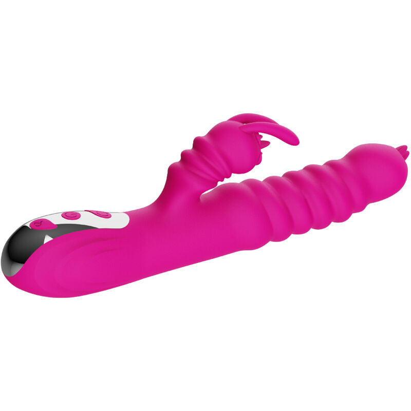 ARMONY - ZAJČEK DVOJNI JEZIK MULTIFUNKCIJSKI VIBRATOR FUKSIJA TOPLOTNI UČINEK