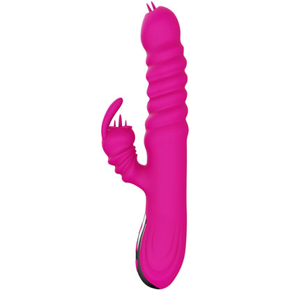 ARMONY - ZAJČEK DVOJNI JEZIK MULTIFUNKCIJSKI VIBRATOR FUKSIJA TOPLOTNI UČINEK