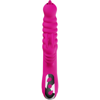 ARMONY - ZAJČEK DVOJNI JEZIK MULTIFUNKCIJSKI VIBRATOR FUKSIJA TOPLOTNI UČINEK