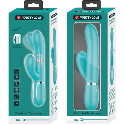 PRETTY LOVE - VEČNAMENSKI VIBRATOR ZA G-TOČKO AQUA GREEN
