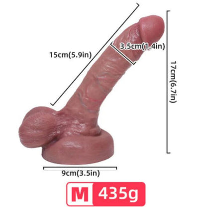 ARMONY - REALISTIČNI TEKOČI SILIKONSKI DILDO 15 CM