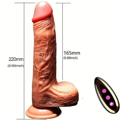 ARMONY - REALISTIČNI VIBRATOR IN DALJINSKI UPRAVLJALNIK 22,5 CM