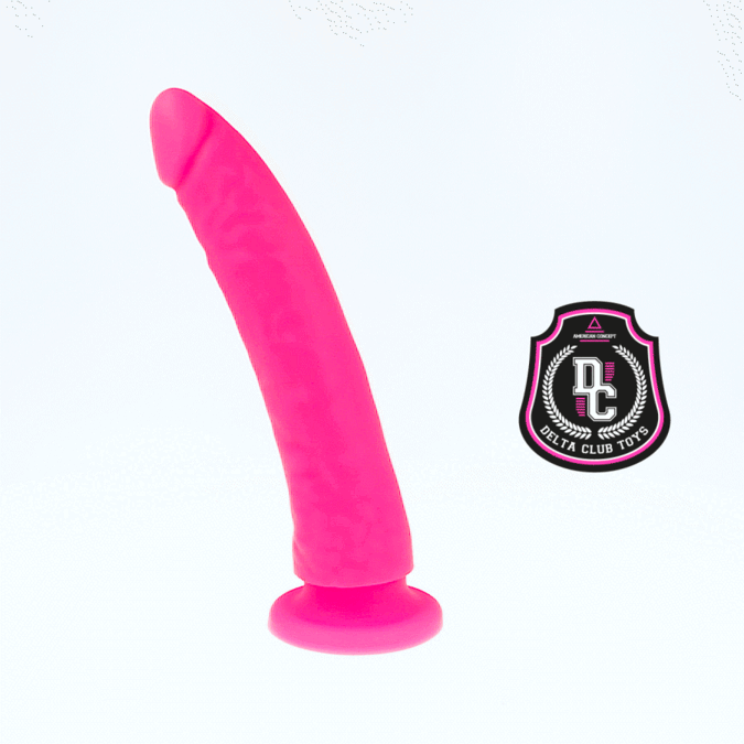 DELTA CLUB - IGRAČE ROZA DILDO MEDICINSKI SILIKON 20 CM -O- 4 CM