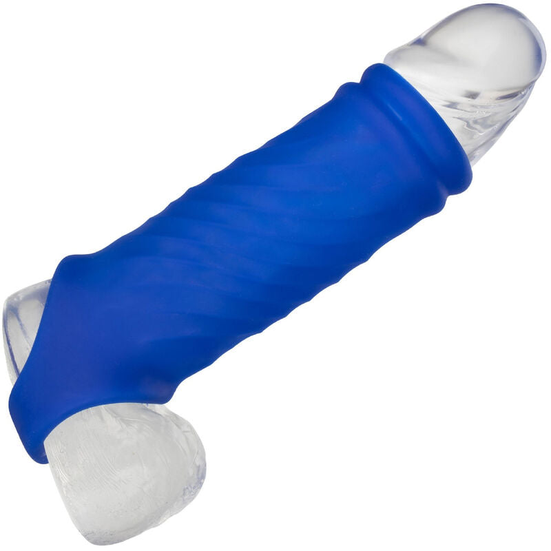 CALEXOTICS - ADMIRAL WAVE POKROVČEK ZA PENIS TEKOČI SILIKON MODRI