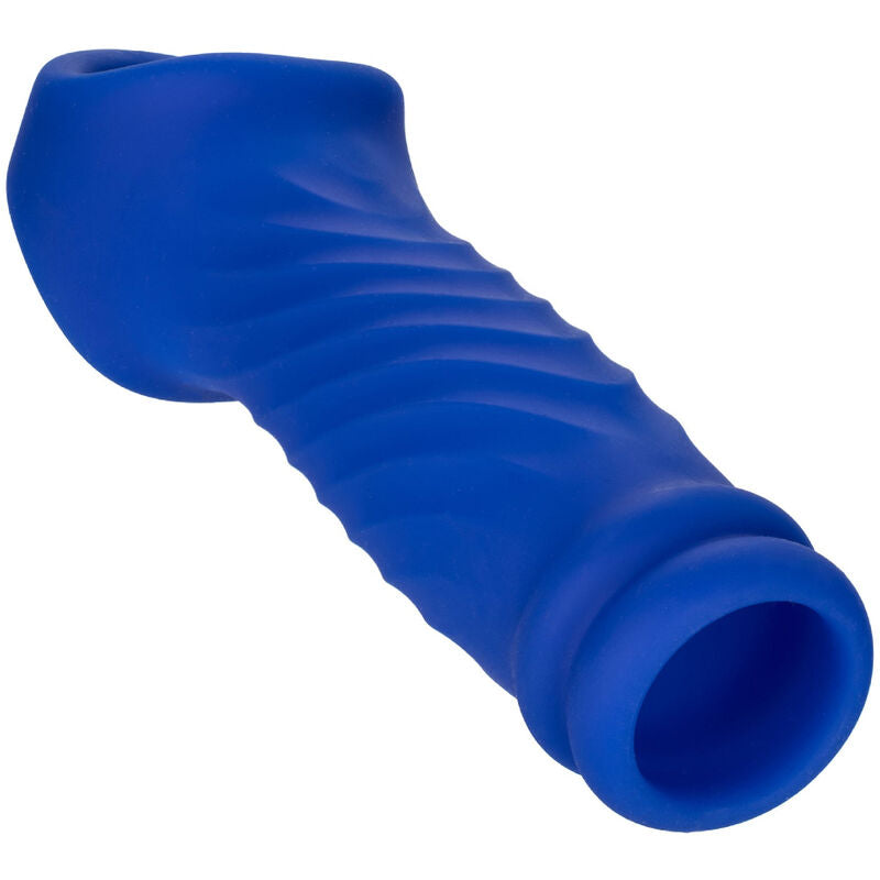 CALEXOTICS - ADMIRAL WAVE POKROVČEK ZA PENIS TEKOČI SILIKON MODRI