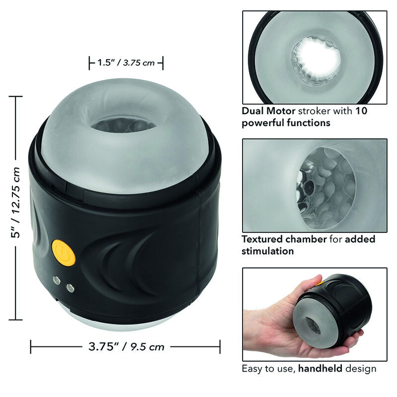 CALEXOTICS - BREZMEJNI DVOJNI MOTOR STROKER