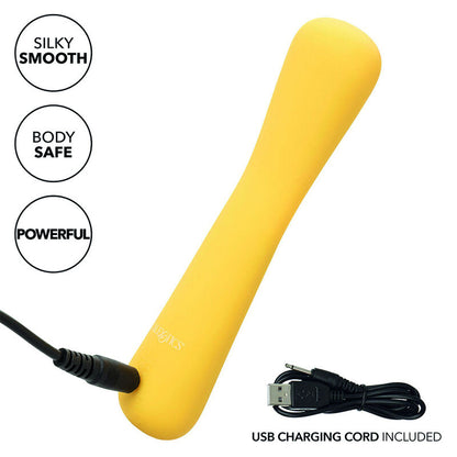 Bullet vibrator CALEXOTICS - Boundless Mini FlexiWand, rumena
