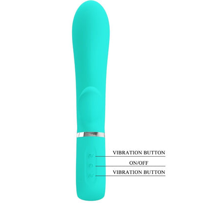 PRETTY LOVE - THOMAS VEČNAMENSKI VIBRATOR ZA G-TOČKO AQUA GREEN