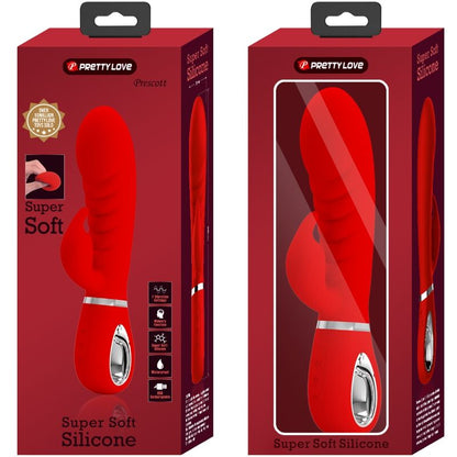 PRETTY LOVE - PRESCOTT VEČNAMENSKI VIBRATOR G-SPOT RDEČA
