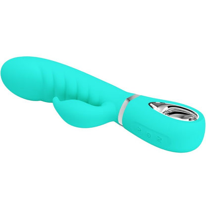 PRETTY LOVE - PRESCOTT VEČNAMENSKI VIBRATOR ZA G-TOČKO AQUA GREEN