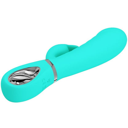 PRETTY LOVE - PRESCOTT VEČNAMENSKI VIBRATOR ZA G-TOČKO AQUA GREEN