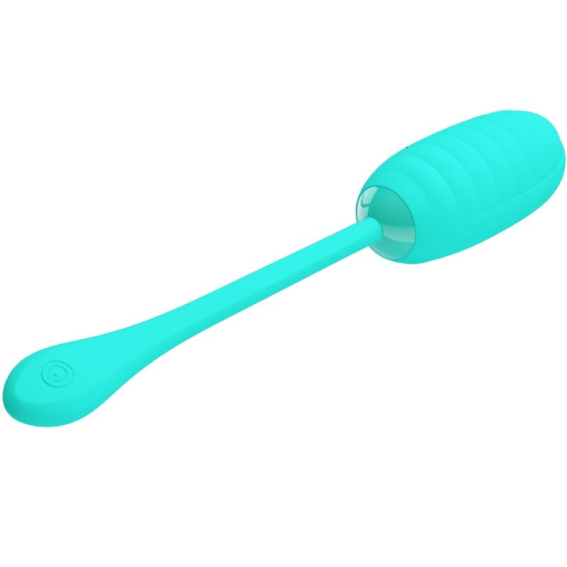 PRETTY LOVE - KIRK VIBRACIJSKO JAJCE ZA PONOVNO POLNJENJE AQUA GREEN