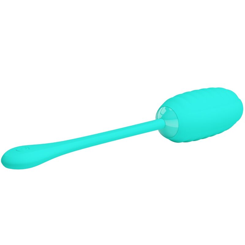 PRETTY LOVE - KIRK VIBRACIJSKO JAJCE ZA PONOVNO POLNJENJE AQUA GREEN