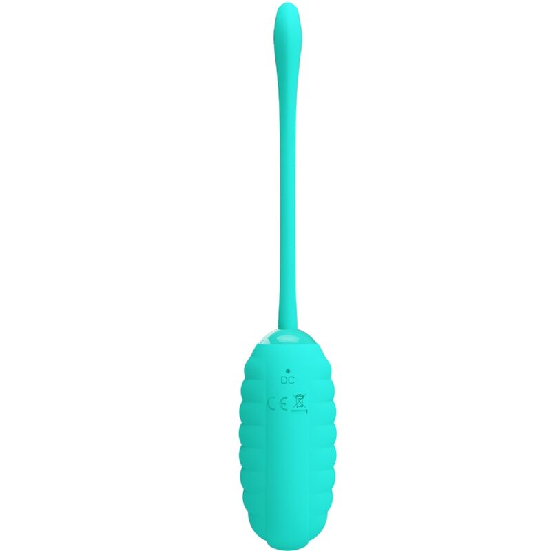 PRETTY LOVE - KIRK VIBRACIJSKO JAJCE ZA PONOVNO POLNJENJE AQUA GREEN