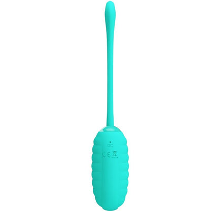 PRETTY LOVE - KIRK VIBRACIJSKO JAJCE ZA PONOVNO POLNJENJE AQUA GREEN