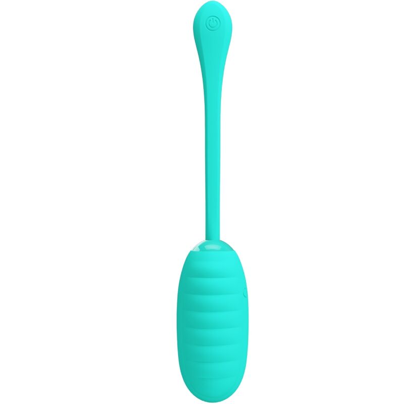 PRETTY LOVE - KIRK VIBRACIJSKO JAJCE ZA PONOVNO POLNJENJE AQUA GREEN