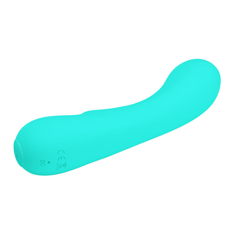 PRETTY LOVE - PRESCOTT VIBRATOR ZA PONOVNO POLNJENJE AQUA GREEN