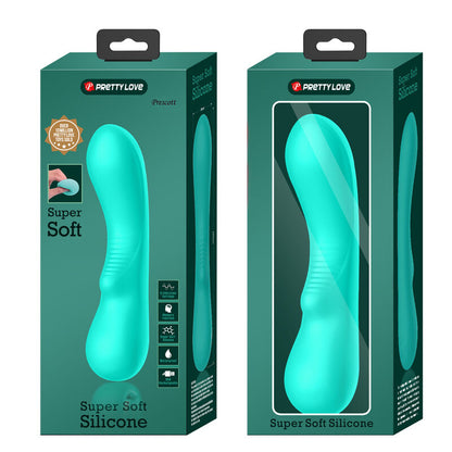 PRETTY LOVE - PRESCOTT VIBRATOR ZA PONOVNO POLNJENJE AQUA GREEN