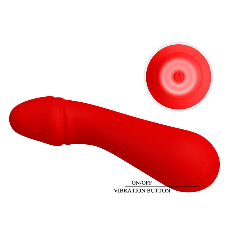 Mehak vibrator Pretty Love - Cetus, rdeča