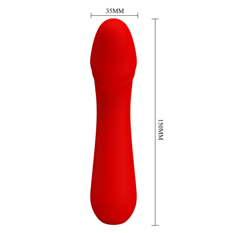 Mehak vibrator Pretty Love - Cetus, rdeča