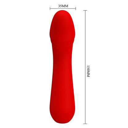 Mehak vibrator Pretty Love - Cetus, rdeča