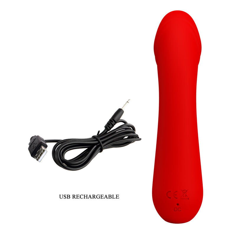 Mehak vibrator Pretty Love - Cetus, rdeča