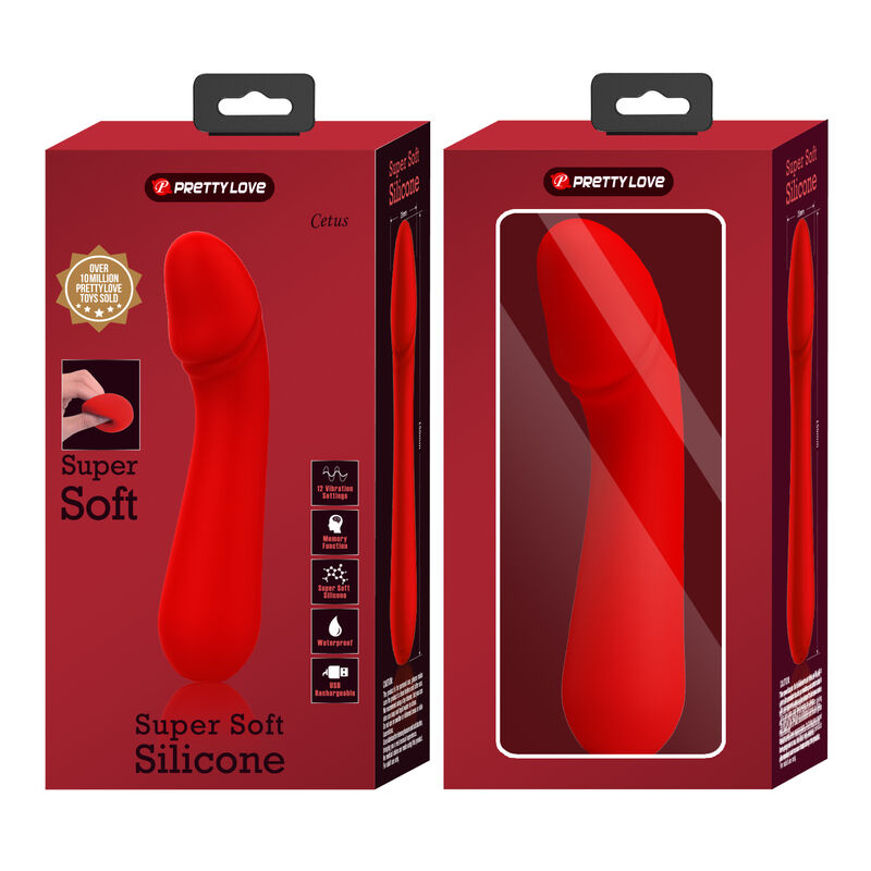 Mehak vibrator Pretty Love - Cetus, rdeča