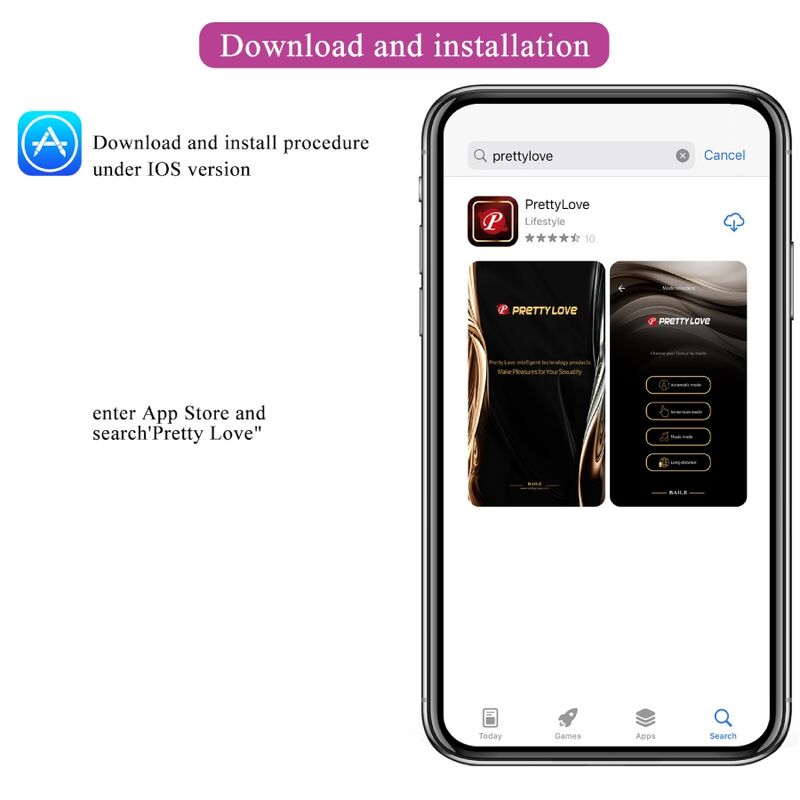 PRETTY LOVE - JAYLEEN VIBRATOR APP DALJINSKI UPRAVLJALNIK VIJOLIČNA