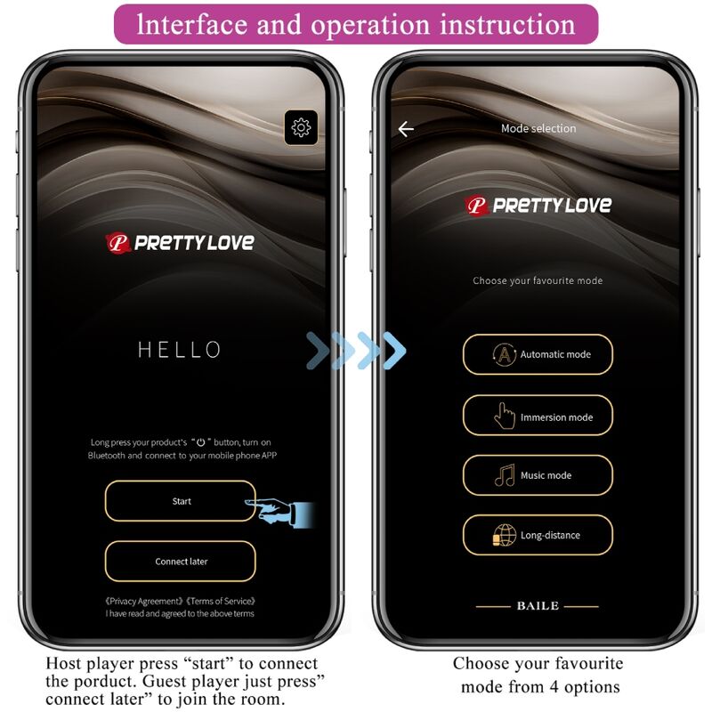 PRETTY LOVE - JAYLEEN VIBRATOR APP DALJINSKI UPRAVLJALNIK VIJOLIČNA
