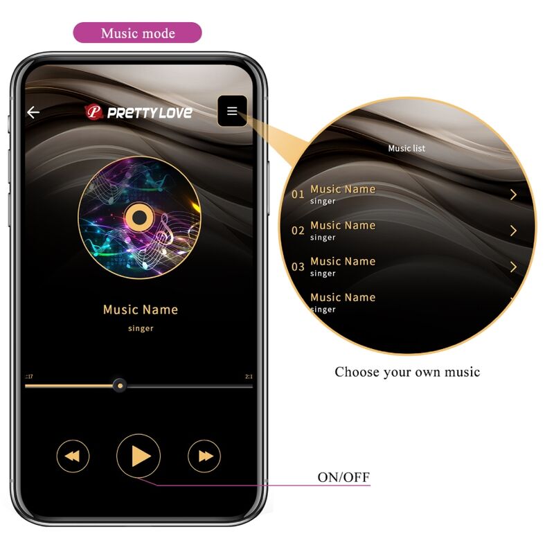 PRETTY LOVE - JAYLEEN VIBRATOR APP DALJINSKI UPRAVLJALNIK VIJOLIČNA