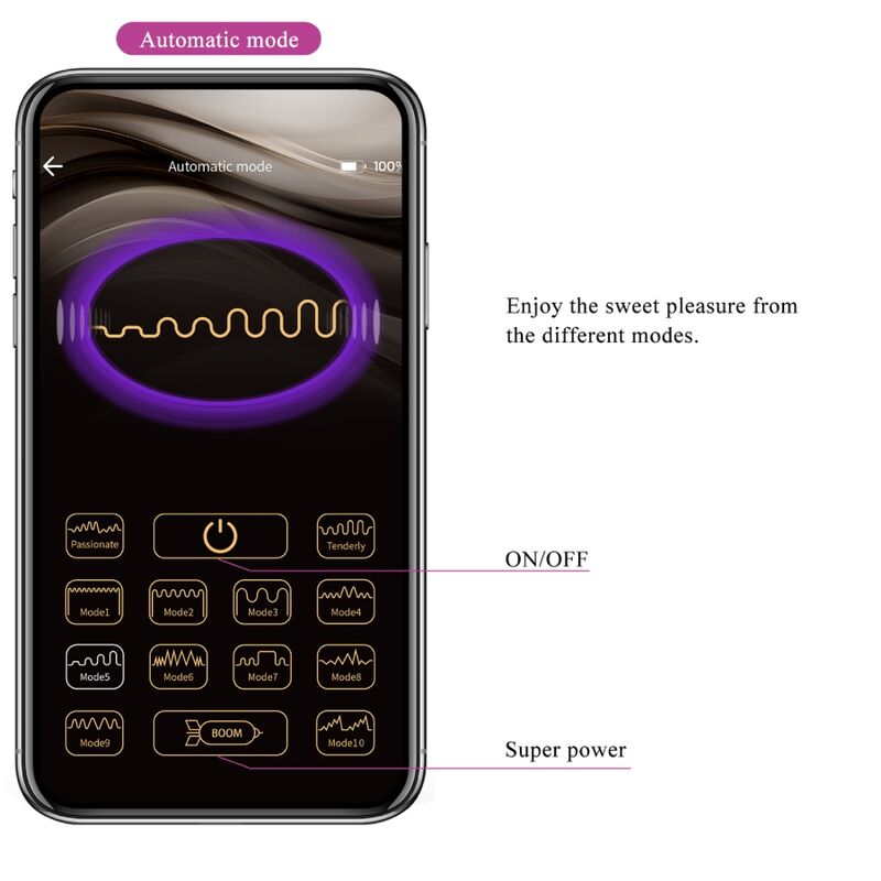 PRETTY LOVE - JAYLEEN VIBRATOR APP DALJINSKI UPRAVLJALNIK VIJOLIČNA