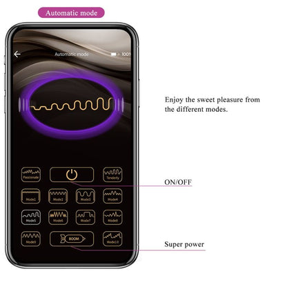 PRETTY LOVE - JAYLEEN VIBRATOR APP DALJINSKI UPRAVLJALNIK VIJOLIČNA