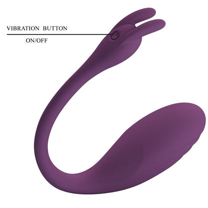 PRETTY LOVE - CATALINA VIBRATOR APP DALJINSKI UPRAVLJALNIK VIJOLIČNA