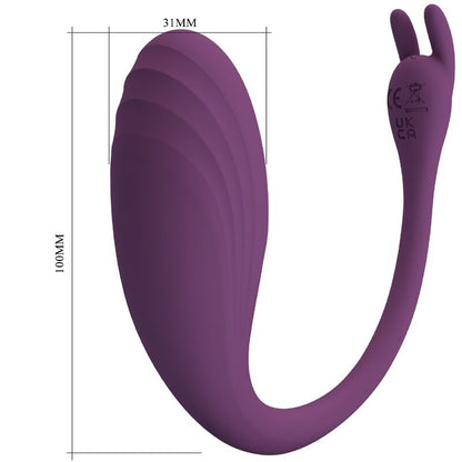 PRETTY LOVE - CATALINA VIBRATOR APP DALJINSKI UPRAVLJALNIK VIJOLIČNA