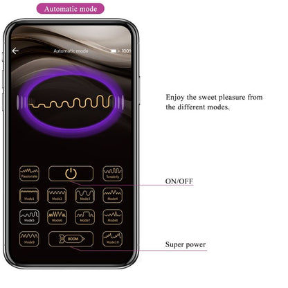 PRETTY LOVE - CATALINA VIBRATOR APP DALJINSKI UPRAVLJALNIK VIJOLIČNA