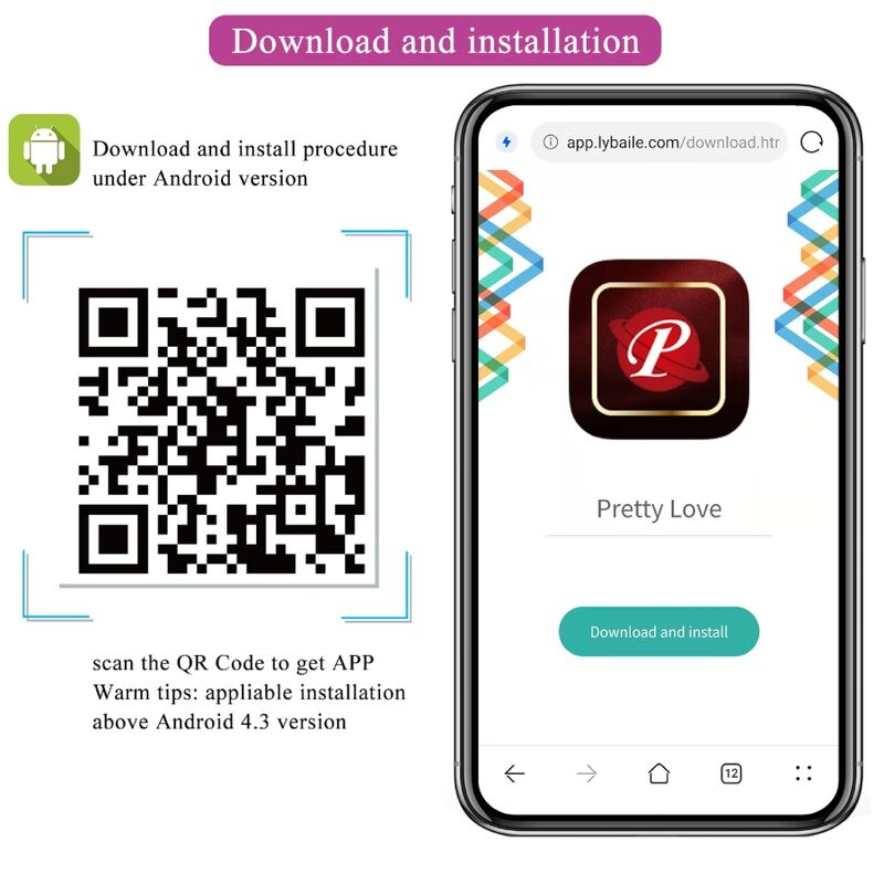 PRETTY LOVE - ELVIRA KEGEL ŽOGICE APP DALJINSKI UPRAVLJALNIK VIJOLIČNA