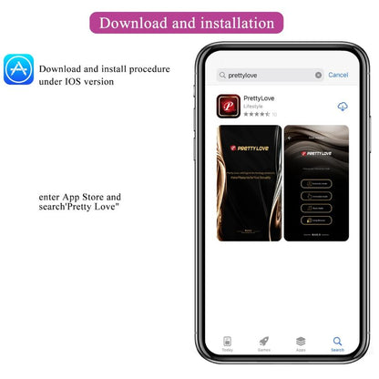 PRETTY LOVE - ELVIRA KEGEL ŽOGICE APP DALJINSKI UPRAVLJALNIK VIJOLIČNA