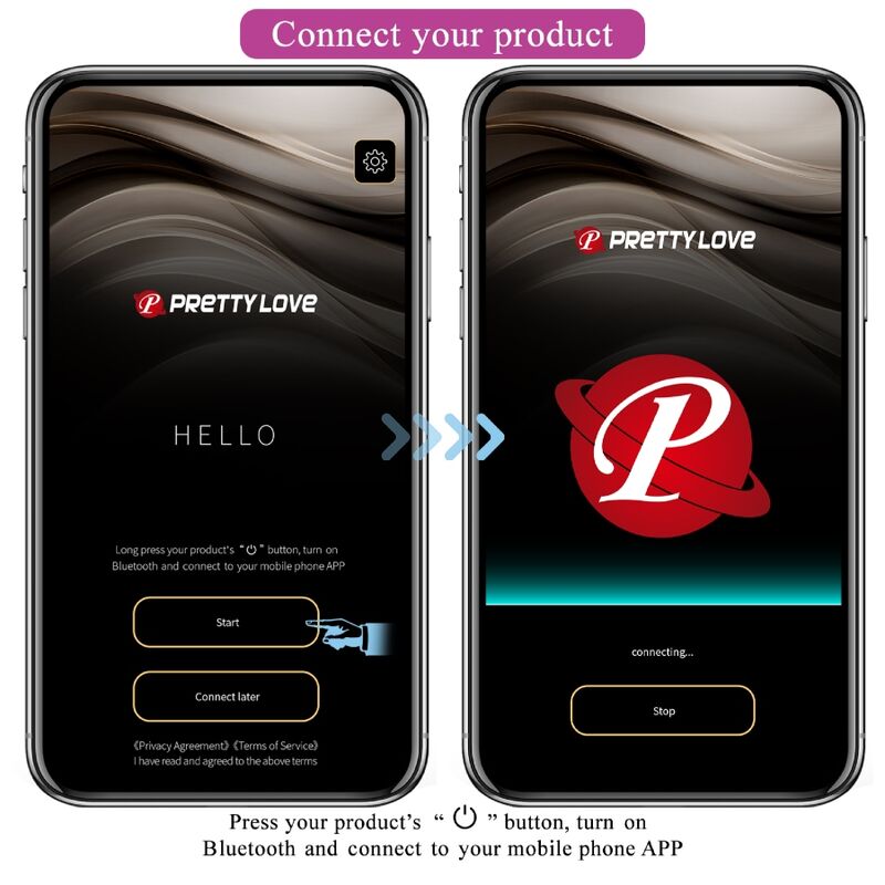PRETTY LOVE - ELVIRA KEGEL ŽOGICE APP DALJINSKI UPRAVLJALNIK VIJOLIČNA