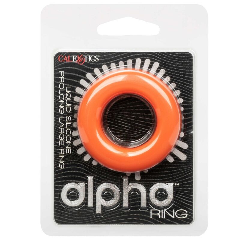 CALEXOTICS - ALFA PROLONG VELIK OBROČ ORANŽNA